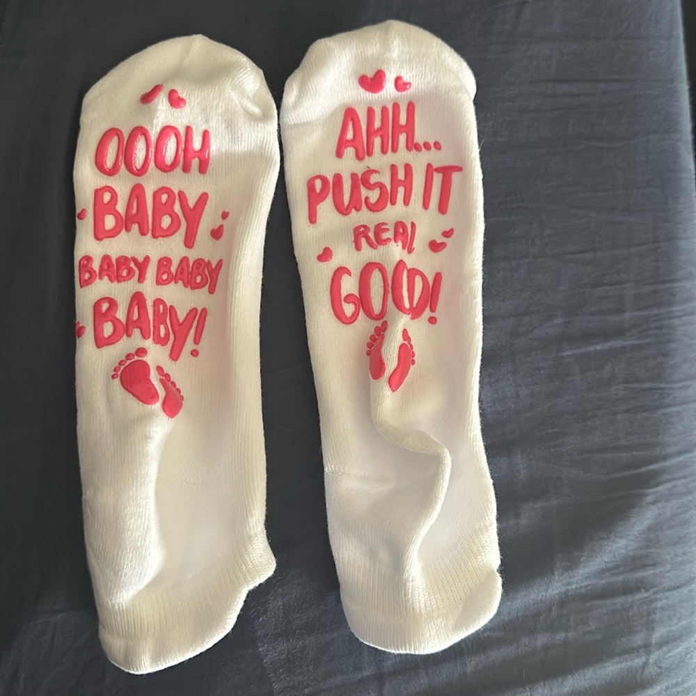 Socks for labor and delivery